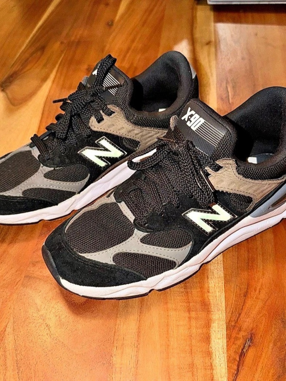 New Balance X-90 'Black' Men's Athletic Shoes US 8 Black & Gray